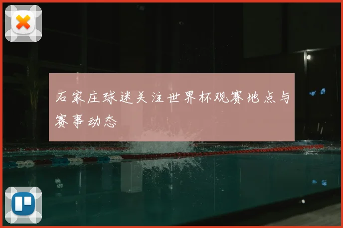 石家庄球迷关注世界杯观赛地点与赛事动态